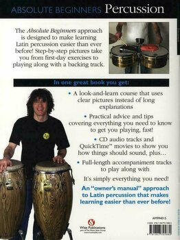 Partitura para batería y percusión Music Sales Absolute Beginners - Percussion Music Book - 2