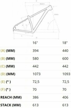 Hardtail cykel 4Ever Vanessa 1 Shimano Alivio RD-M3100 2x9 Titan-Metallic Pink 16" - 2