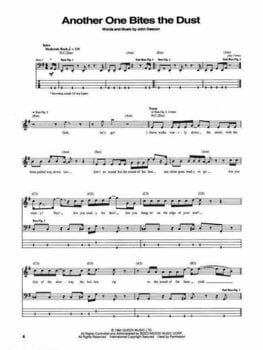 Note za bas kitare Hal Leonard Rock Bass Bible Notna glasba - 3
