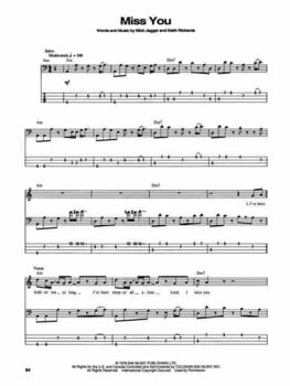 Note za bas kitare Hal Leonard Rock Bass Bible Notna glasba - 5