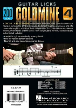 Noten für Gitarren und Bassgitarren Hal Leonard 200 Blues Licks Guitar Noten - 2