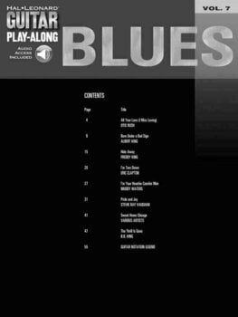 Partitura para guitarras e baixos Hal Leonard Guitar Play-Along Volume 94: Slow Blues Livro de música - 2