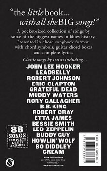 Music sheet for guitars and bass guitars The Little Black Songbook The Blues Music Book - 2