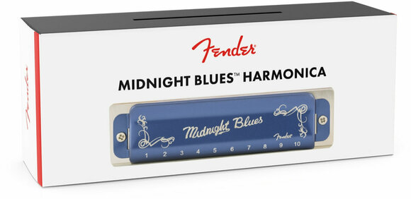Diatonická ústní harmonika Fender Midnight Blues C - 4