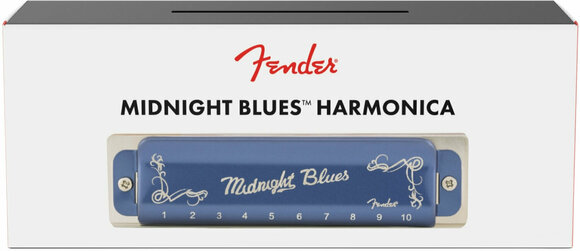 Diatonic harmonica Fender Midnight Blues D - 4