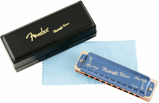 Diatonic harmonica Fender Midnight Blues F - 2