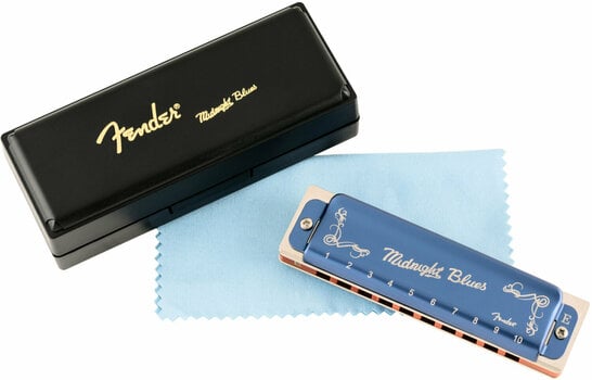 Diatonická ústna harmonika Fender Midnight Blues E - 2