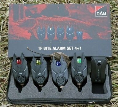 Ηλεκτρονικοί Ειδοποιητές Ψαρέματος DAM TF Bite Alarm Set 2+1 Κόκκινο χρώμα-Μπλε - 7