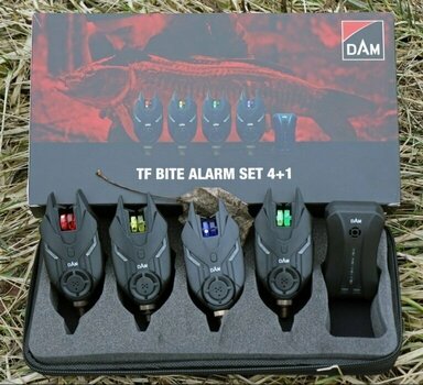 Kapásjelző DAM TF Bite Alarm Set 3+1 Kék-Piros-Zöld - 8
