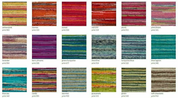 Fios para tricotar Drops Fabel Print 310 Sunset - 4
