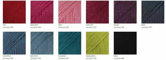 Fios para tricotar Drops Fabel Uni Colour 105 Turquoise - 6
