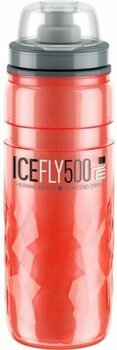 Cykelflaska Elite Ice Fly Red 500 ml Cykelflaska - 2