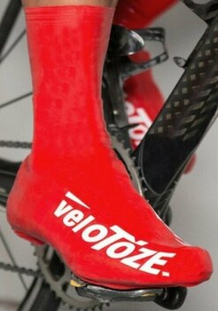 Radfahren Überschuhe veloToze Tall Shoe Cover Rot 40.5-42.5 Radfahren Überschuhe - 5