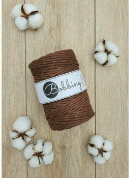 Cordon Bobbiny Macrame Cord 5 mm 100 m Golden Mokka Cordon - 3