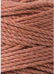 Laidas Bobbiny 3PLY Macramé Rope 3 mm 100 m Terracotta - 1