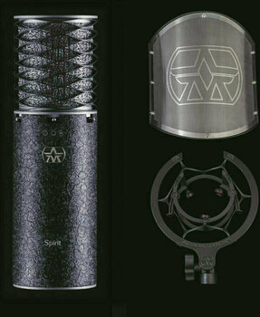 Studio Condenser Microphone Aston Microphones Spirit Black Bundle Studio Condenser Microphone - 5