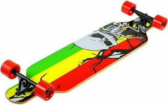 Longboard Nils Extreme Wood Red/Yellow/Green 41" Longboard (Pre-owned) - 6