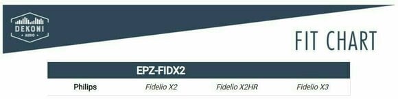 Fülpárna fejhallgató Dekoni Audio EPZ-FIDX2-CHS Fülpárna fejhallgató  Fidelio X2HR Fekete - 7