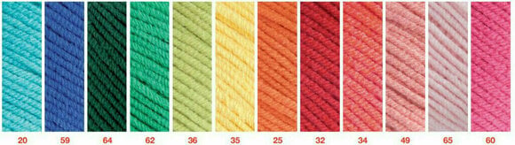 Fios para tricotar Katia Alabama 53 Mint Green - 3