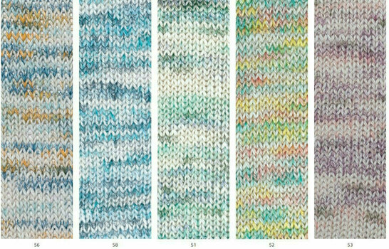 Strickgarn Katia Boheme 58 Anthracite Grey/Azure Blue/Blue Strickgarn - 2