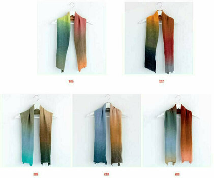 Fil à tricoter Katia Harmonia 206 Light Orange/Light Green/Light Pink/Light Yellow Fil à tricoter - 2