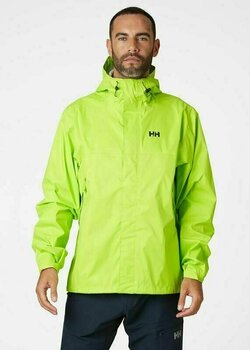 Outdoor Jacket Helly Hansen Men's Loke Shell Hiking Jacket Lime XL Outdoor Jacket - 3