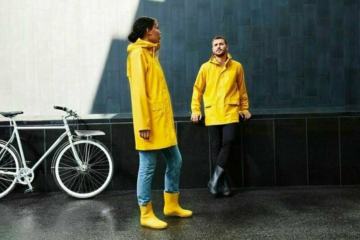 Outdoor Jacke Helly Hansen Moss Rain Coat Essential Yellow S Outdoor Jacke - 7
