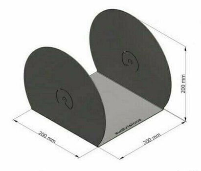 Stalo vinilo plokštelių laikiklis Audivisions Omega - 6