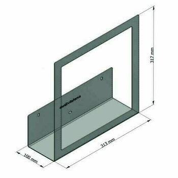 Support mural pour disques LP
 Audivisions Alea Wall Mount Support mural pour disques LP - 6