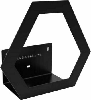 Seinale paigaldatud vinüülplaatide hoidja Audivisions Hexa WM - 2