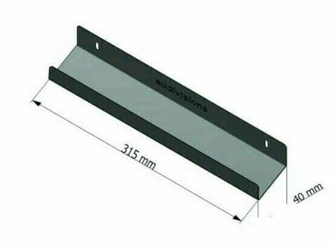 Support mural pour disques LP
 Audivisions Atlas For One Record Support mural pour disques LP - 3