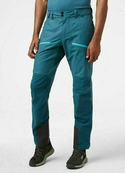 Outdoorové nohavice Helly Hansen Verglas Tur Pants North Teal Blue M Outdoorové nohavice - 6