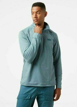 Kapuutsiga dressipluus õue Helly Hansen Men's Verglas Half-Zip Midlayer North Teal Blue L - 4