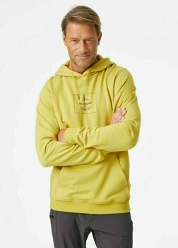 Kapuutsiga dressipluus õue Helly Hansen Men's F2F Organic Cotton Hoodie Warm Olive M - 5