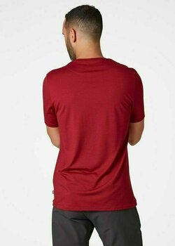 Μπλούζα Outdoor Helly Hansen HH Merino Graphic T-Shirt Oxblood S Κοντομάνικη μπλούζα - 4