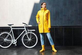 Jacket Helly Hansen Women's Moss Raincoat Essential Yellow - 3