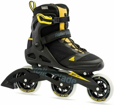 Patins em linha Rollerblade Macroblade 100 3WD Black/Saffron Yellow 46 Patins em linha - 2