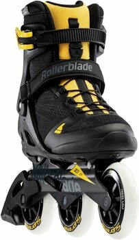 Patins em linha Rollerblade Macroblade 100 3WD Black/Saffron Yellow 46 Patins em linha - 3