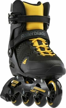 Roller Skates Rollerblade Spark 80 Black/Saffron Yellow 40 Roller Skates - 3