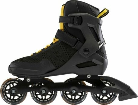 Roller Skates Rollerblade Spark 80 Black/Saffron Yellow 40,5 Roller Skates - 4