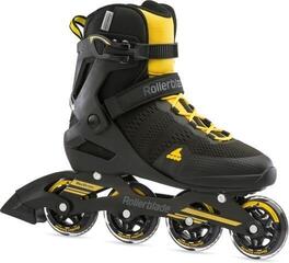 Patins em linha Rollerblade Spark 80 Black/Saffron Yellow - 1