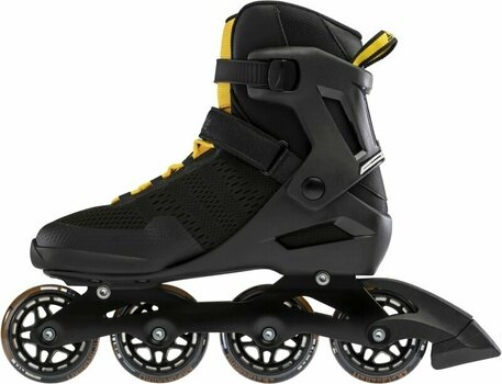 Roller Skates Rollerblade Spark 80 Black/Saffron Yellow 42,5 Roller Skates - 4