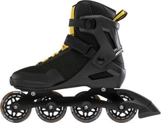 Inline Role Rollerblade Spark 80 Black/Saffron Yellow - 3
