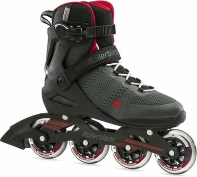 Kolečkové brusle Rollerblade Spark 84 Dark Grey/Red 45 Kolečkové brusle - 2