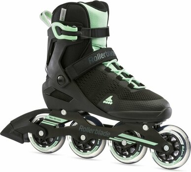 Roller Skates Rollerblade Spark 84 W Black/Mint Green 36,5 Roller Skates - 2