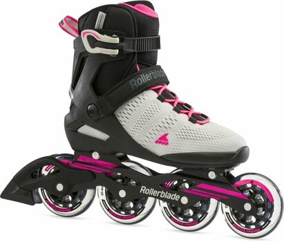 Roller Skates Rollerblade Sirio 90 W Cool Grey/Candy Pink 36 Roller Skates - 2