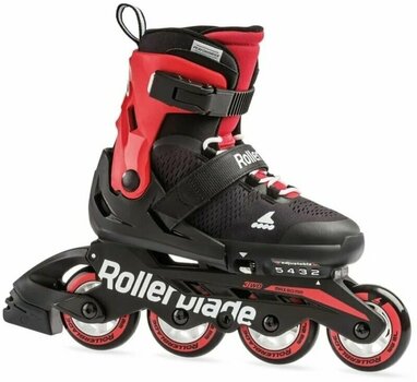 Roller Skates Rollerblade Microblade Black/Red 29-32 Roller Skates - 2
