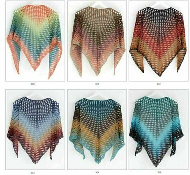 Stickgarn Katia Belvedere 300 Coral/Blue/Green/Yellow Stickgarn - 2