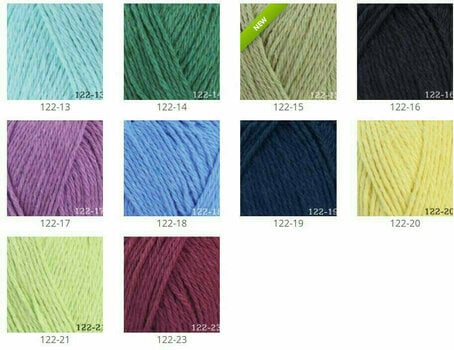 Knitting Yarn Himalaya Home Cotton 18 Blue Knitting Yarn - 3