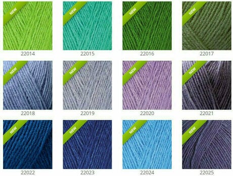 Knitting Yarn Himalaya Lana Lüx 400 Knitting Yarn 22015 Blue - 3